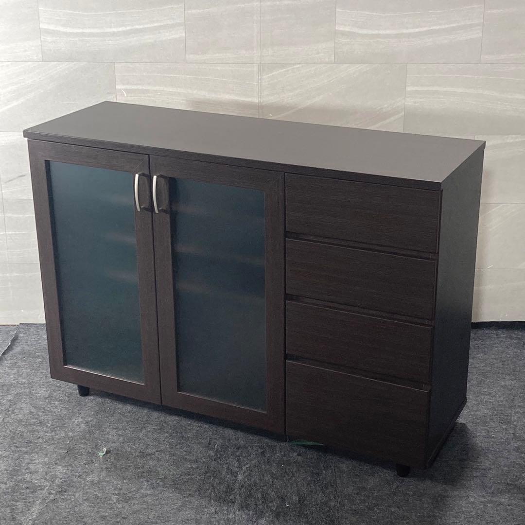 ニトリ キッチンカウンター コパン 幅120cm 食器棚 格安 d4863