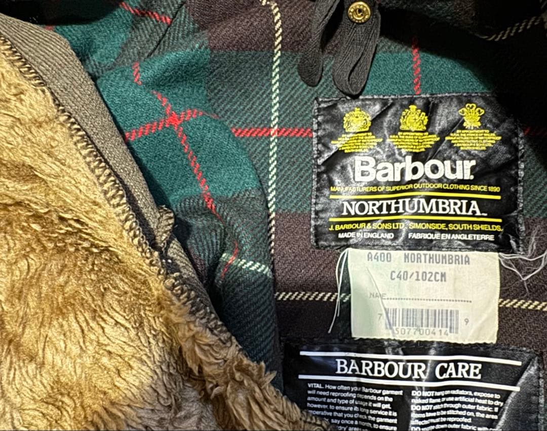 Barbour ノーザンブリア　c40