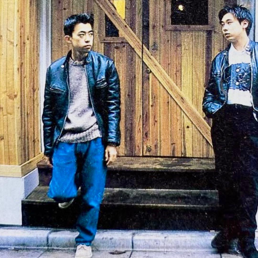 デッドストック新品タグ付き★A BATHING APE★シングルライダース★L