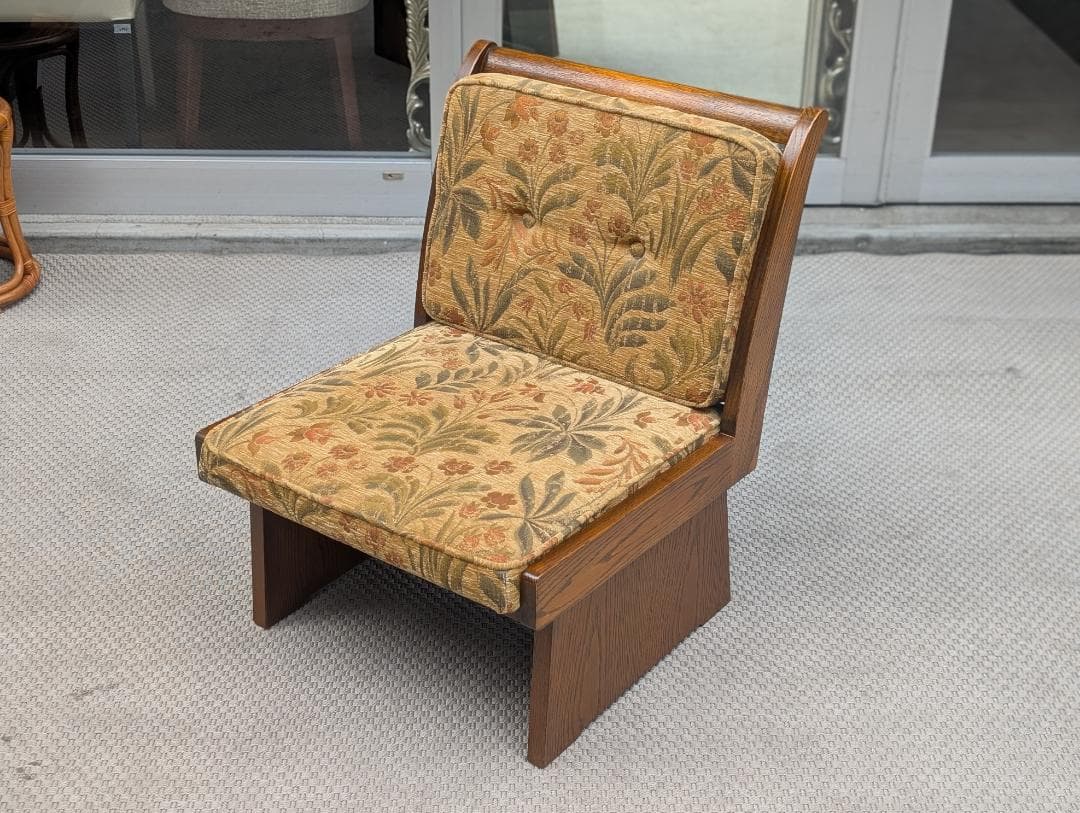 廃盤モデル☆三越家具／カントリーハウス／三越ブルージュ／サイドチェア／1Pソファ