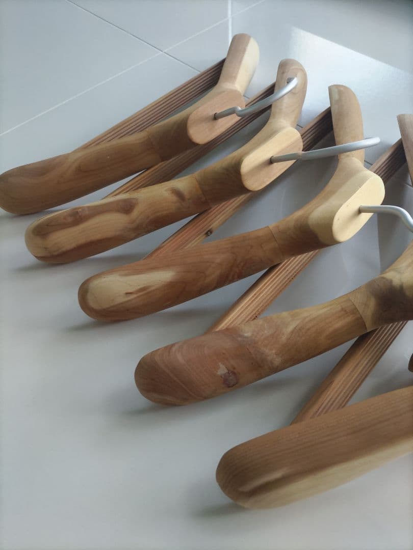 無印良品　レッドシダー　ハンガー10本セット