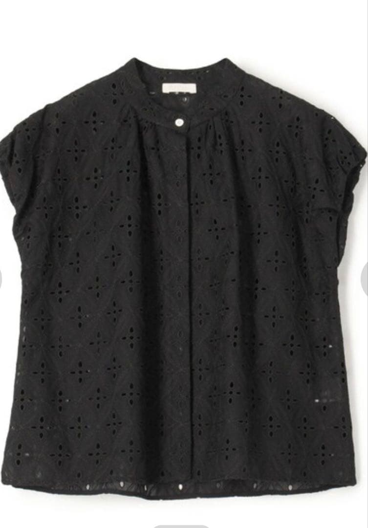 24SS✨ボールジィ ロロンフラワーエンブロイダリー フレンチスリーブブラウス