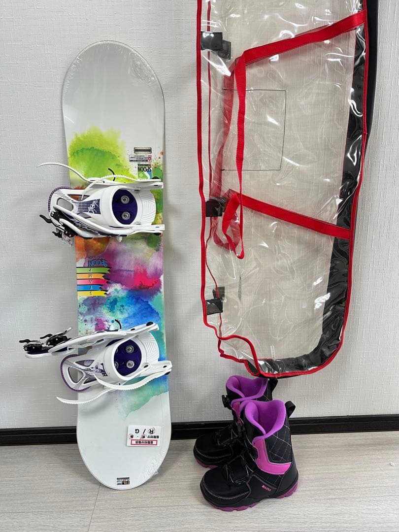 【新品未使用❗️】SPOON19 スノーボード　110cm FLAT STAMP