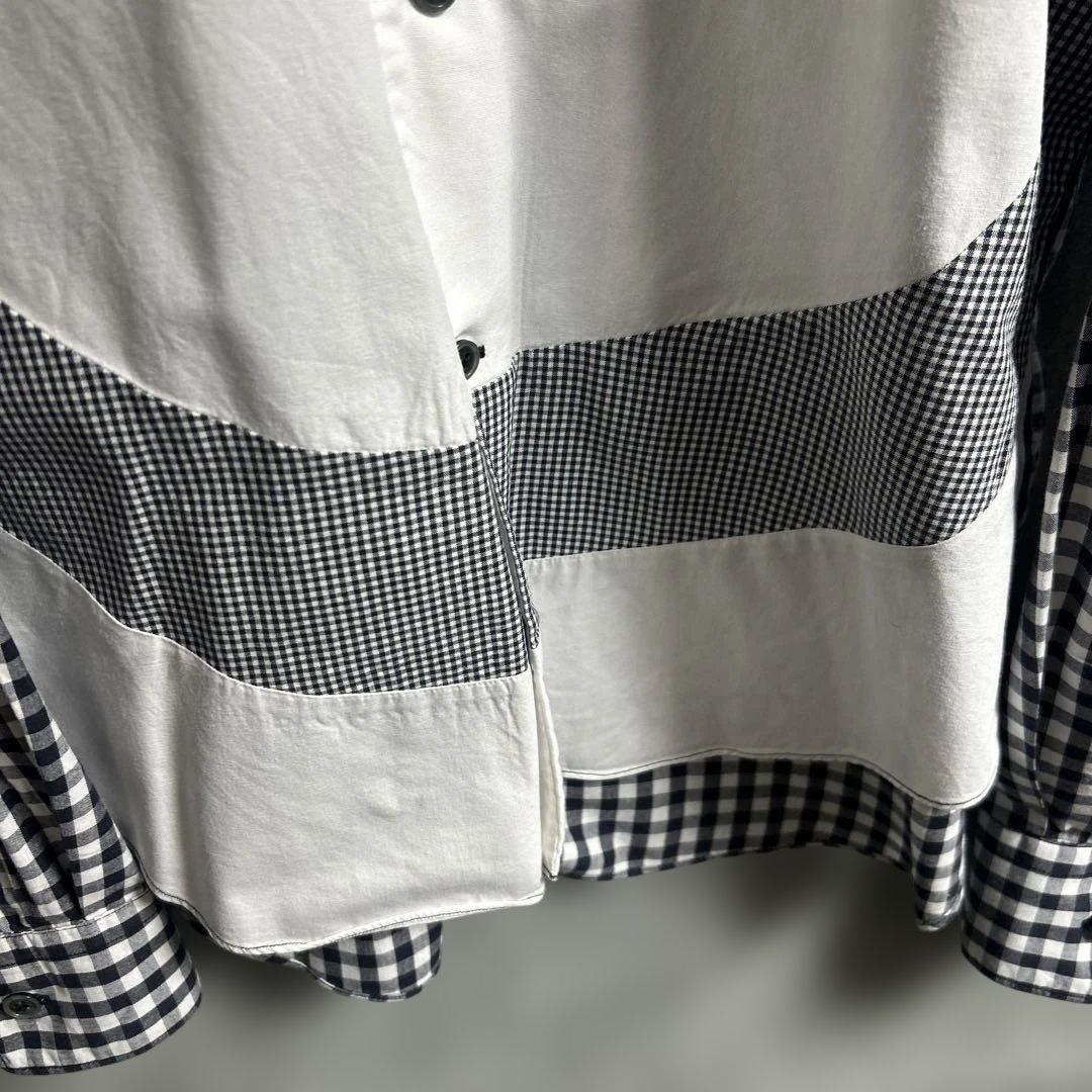 BLACK Comme des Garçons チェック柄シャツ S