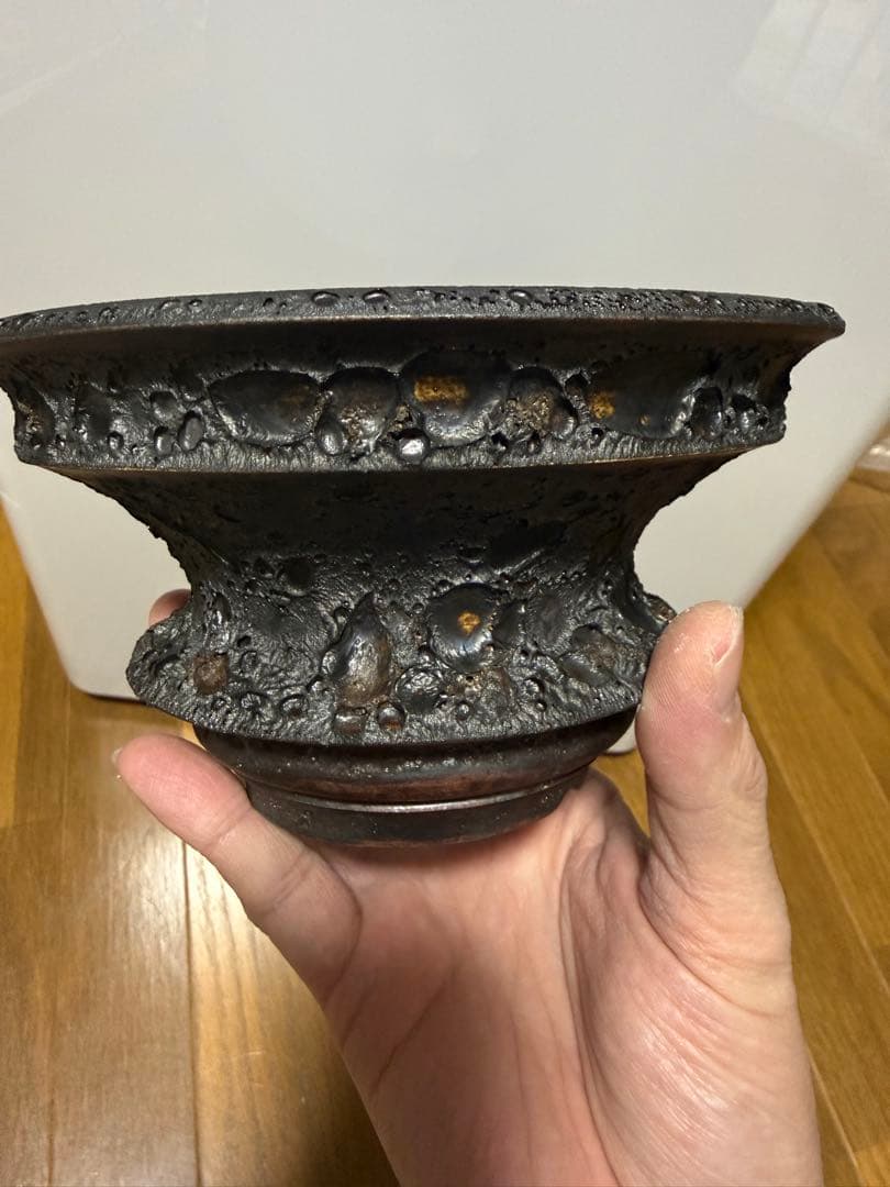 カタチ製作所 ドリッパーLOW クレーター ブラック