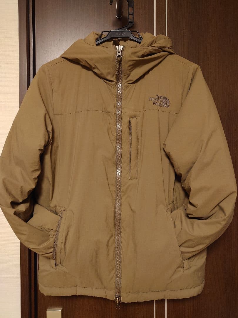 【中古】THE NORTH FACE カーキ 中綿ジャケット レディースM