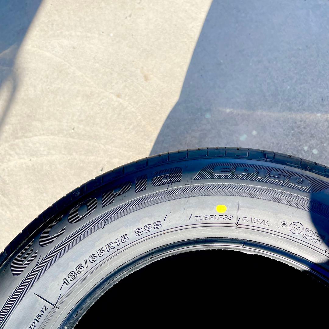 185/65R15 88S ECOPIA EP150 2025年製 新車外し4本