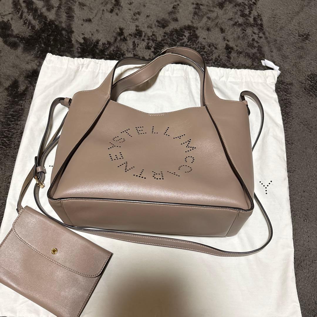 STELLA McCARTNEY トートバッグ ライトベージュ