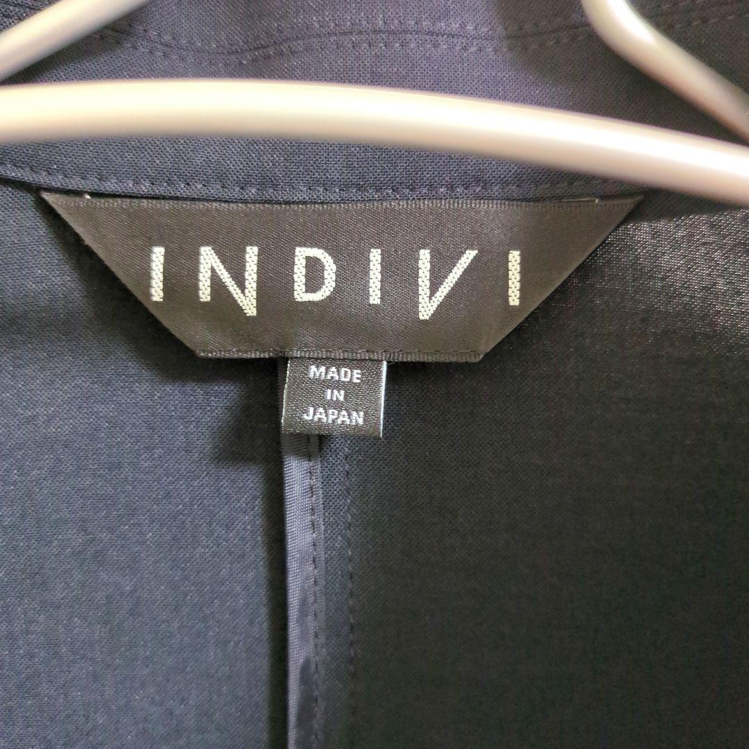 INDIVI　インディヴィ サマーパンツスーツ　洗える 40