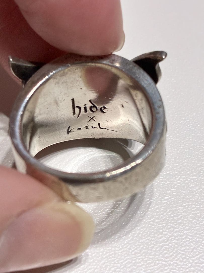 かすう工房　hide コラボリング　蜘蛛蝶　炎翠蝶