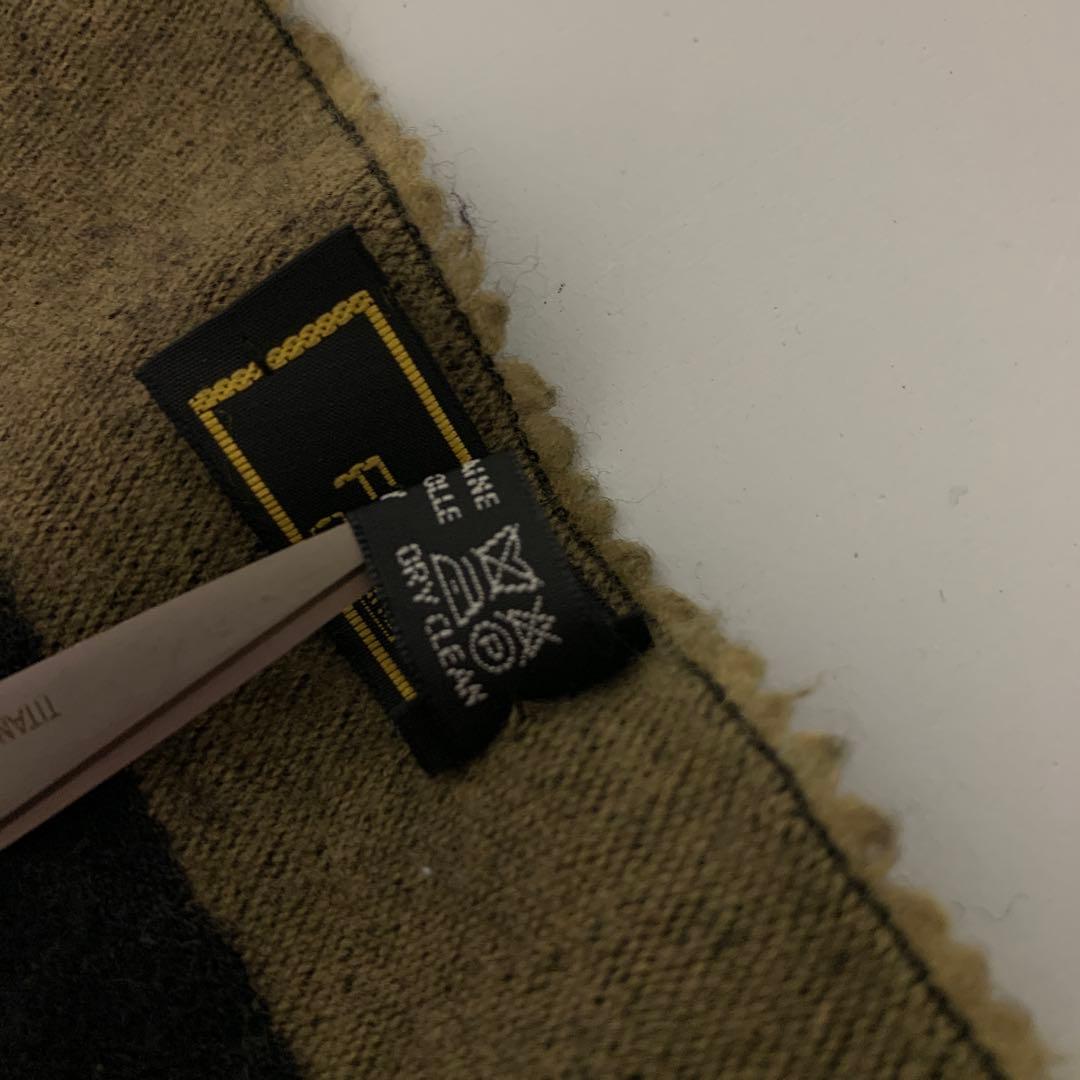 フェンディ セレブ 高級 レトロ ヴィンテージ ストール 羽織り ユニセックス