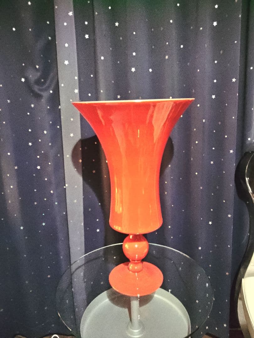 ローラ　花瓶　イタリア製　赤