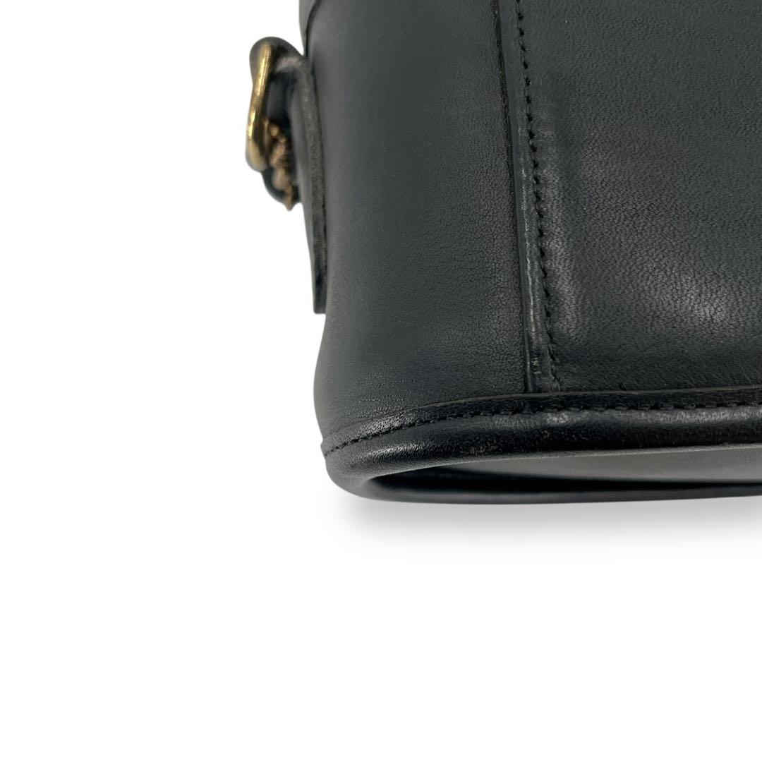 希少　オールドコーチ　2way バニティバッグ　ショルダーバッグ　小物入れ　黒