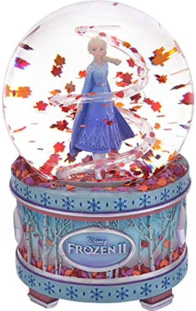 ディズニー　アナと雪の女王 2　エルサ スノードーム　オルゴール付き　クリスマス