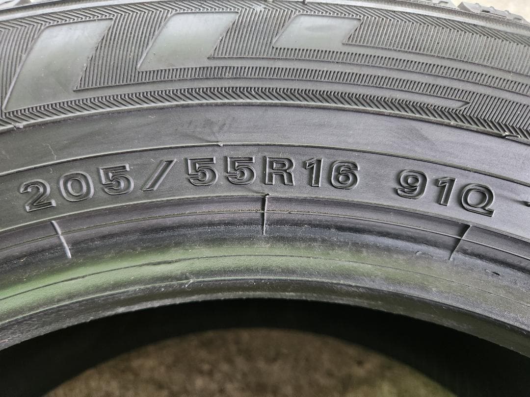 送料込☆2021年製ダンロップ タイヤ205/55R16日本製☆2本