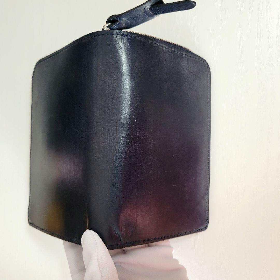 新品未使用　コルボ　ネイビー　L字ファスナー財布　1LD-0238