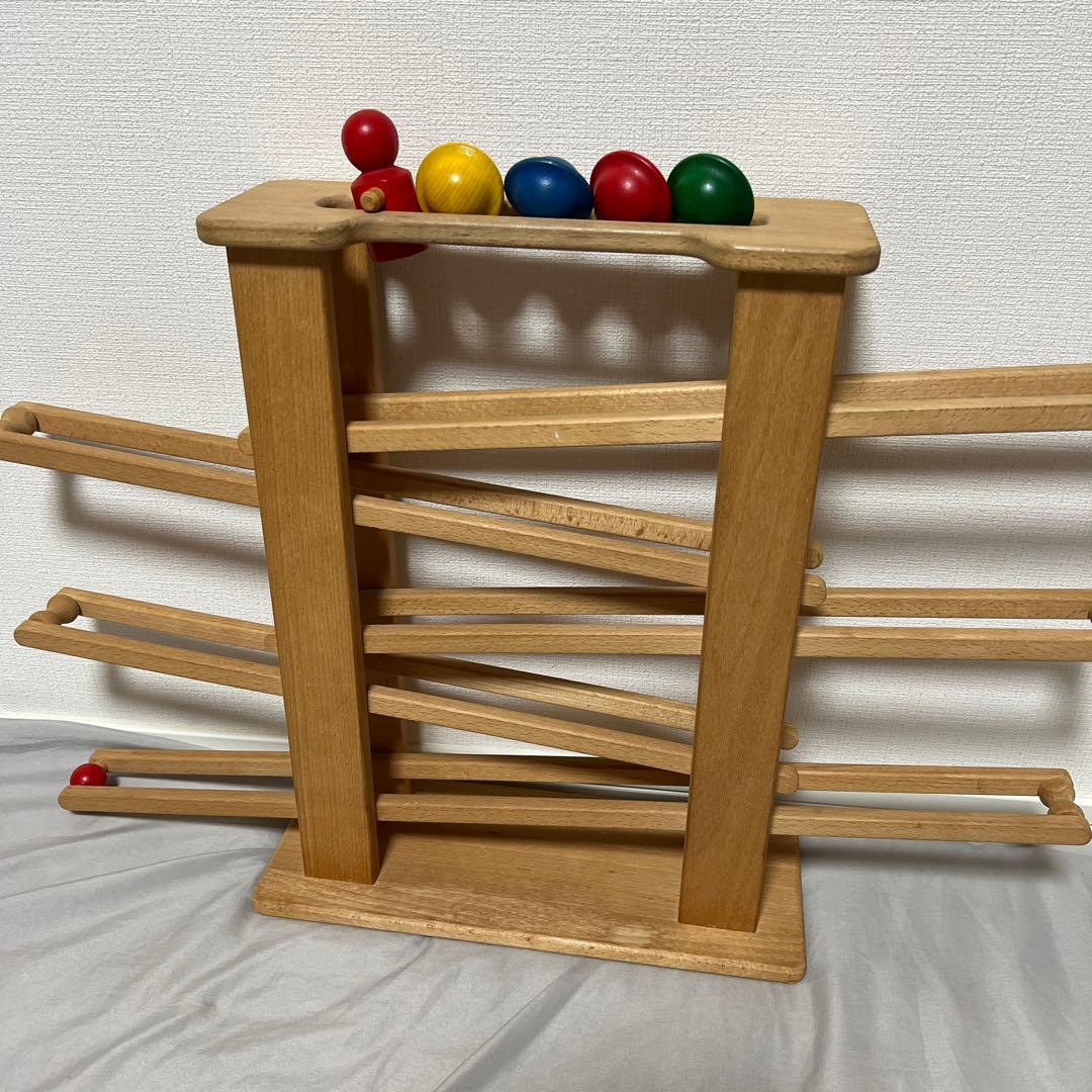 nic ニック　ドイツ　 木製　スロープトイ ニック社　希少　鈴付き円盤　追加