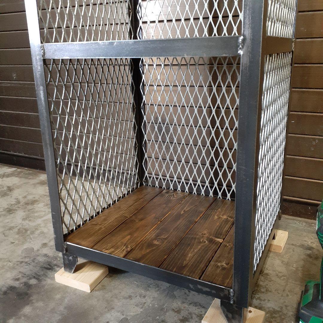 アイアン　シェルフ　ラック　インダストリアル　ディスプレイ　オープンラック　男前