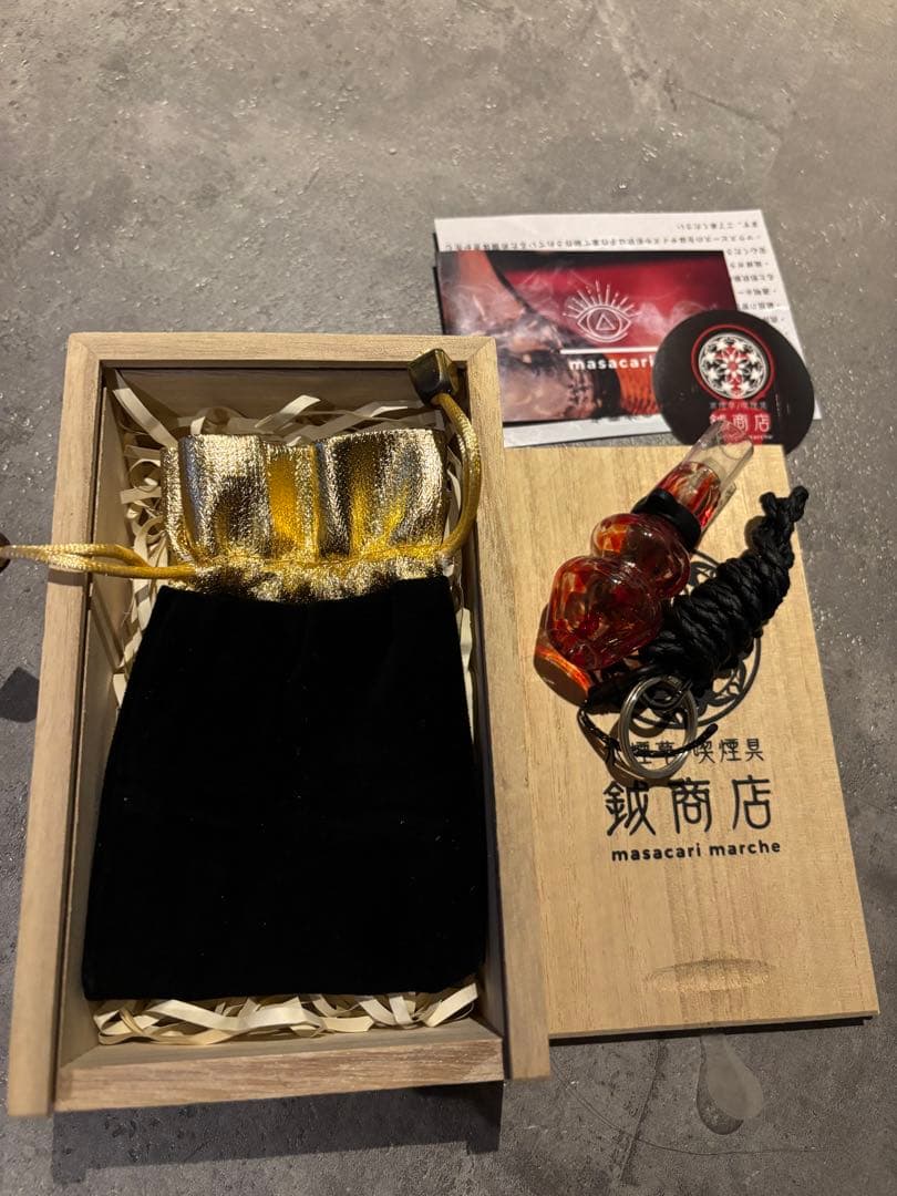 新品　琉球ガラスマウスピース　シーシャ