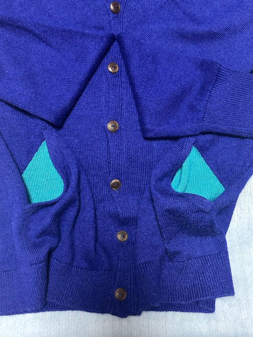 THE INOUE BROTHERS.. ブルー系カーディガン M