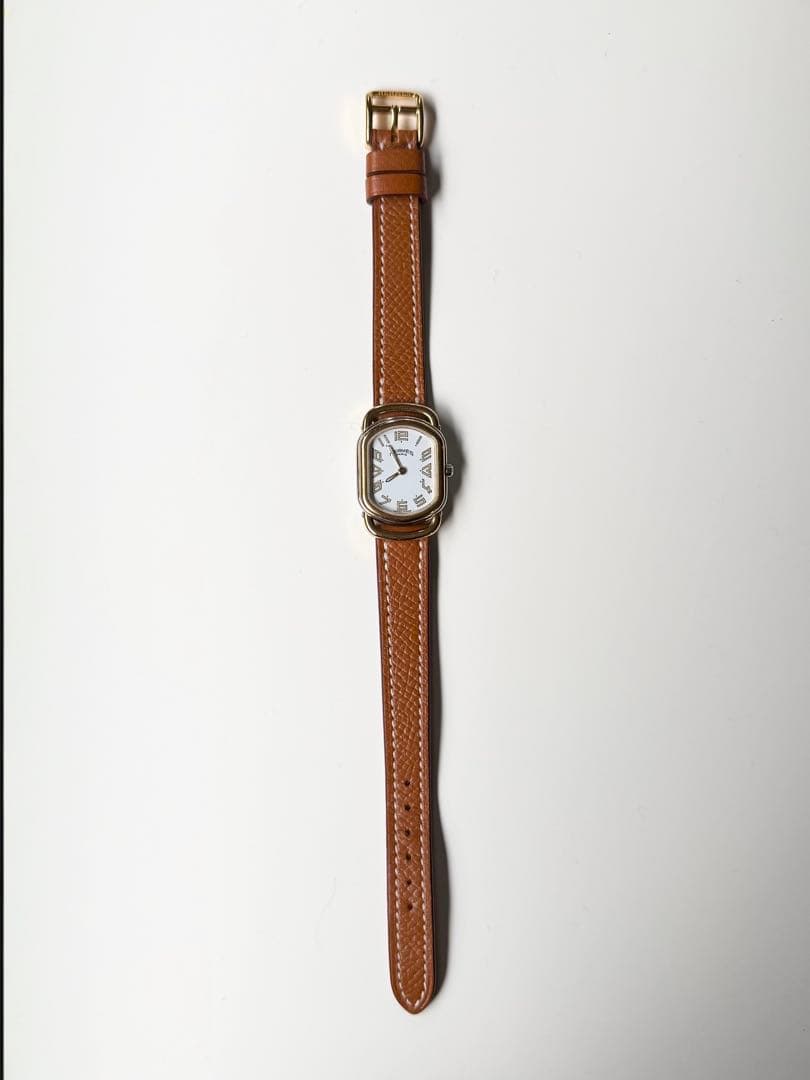 限定価格 HERMÈS ラリー スクエア クォーツ レディース