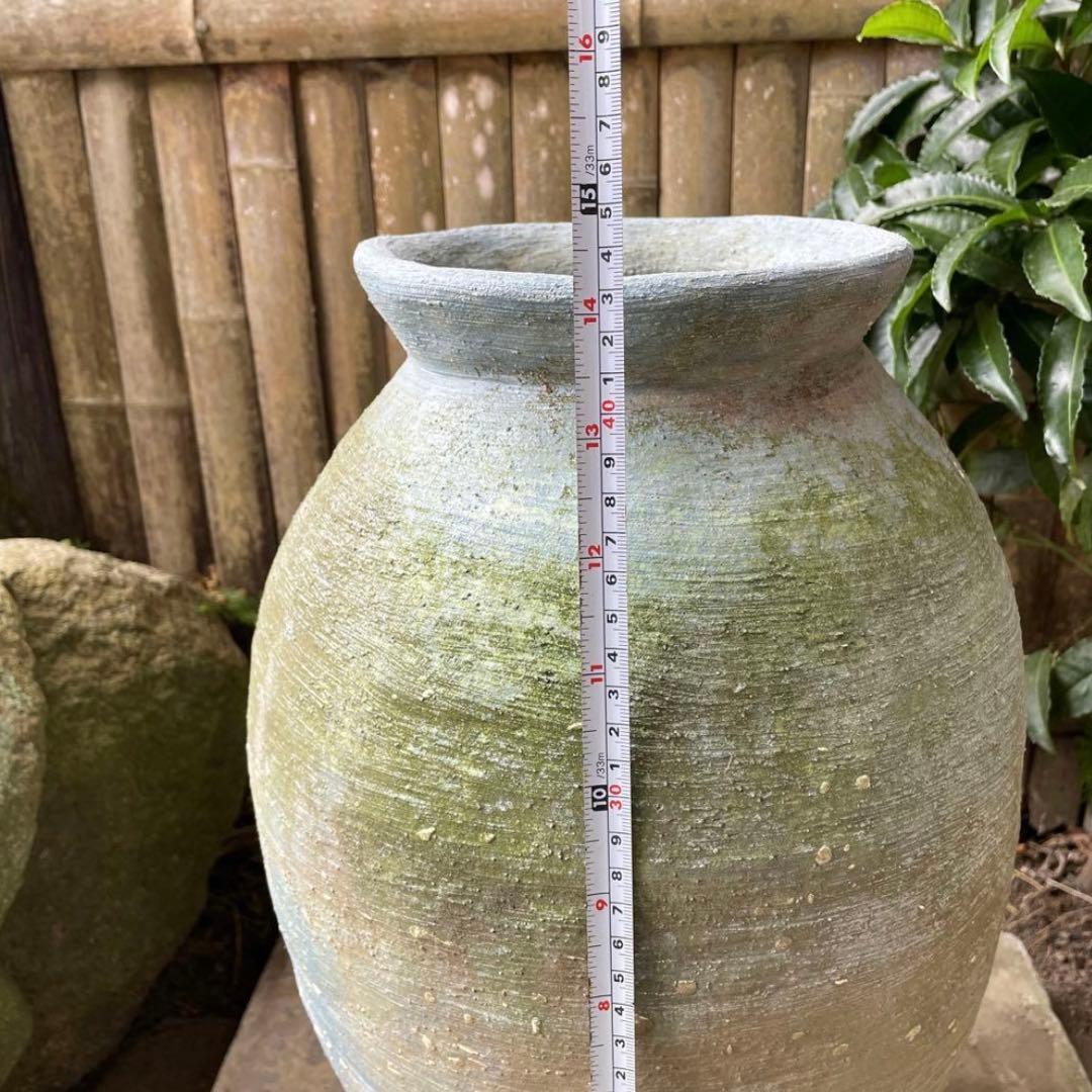 壺 傘立て 花器 約43㎝ ビンテージ アンティーク風 オブジェ