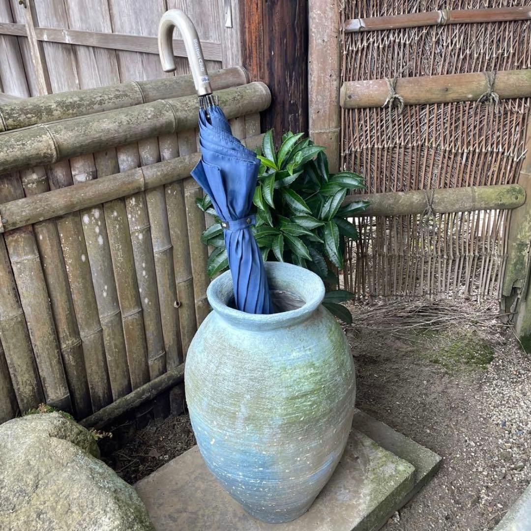 壺 傘立て 花器 約43㎝ ビンテージ アンティーク風 オブジェ