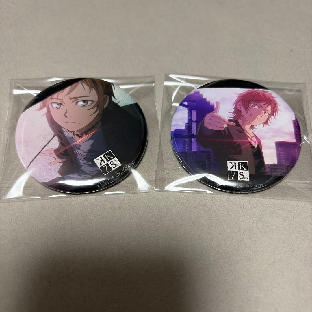 アニメガ　特典　缶バッジ　八田美咲　2点セット　K SEVEN STORIES