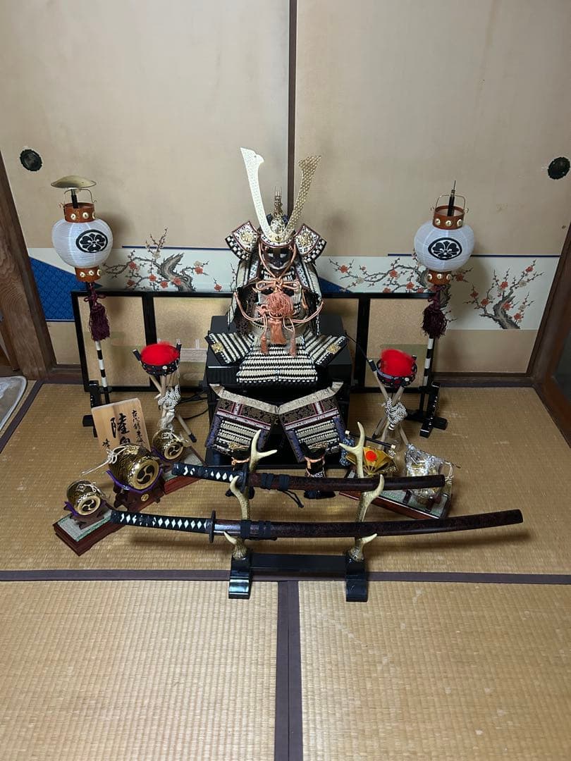 伝統的 五月人形 武士の兜セット