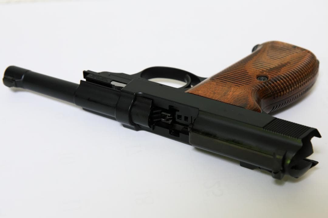 マルゼン ワルサーP38 (パンドラアームズ木製グリップ交換済・アルミケース付)