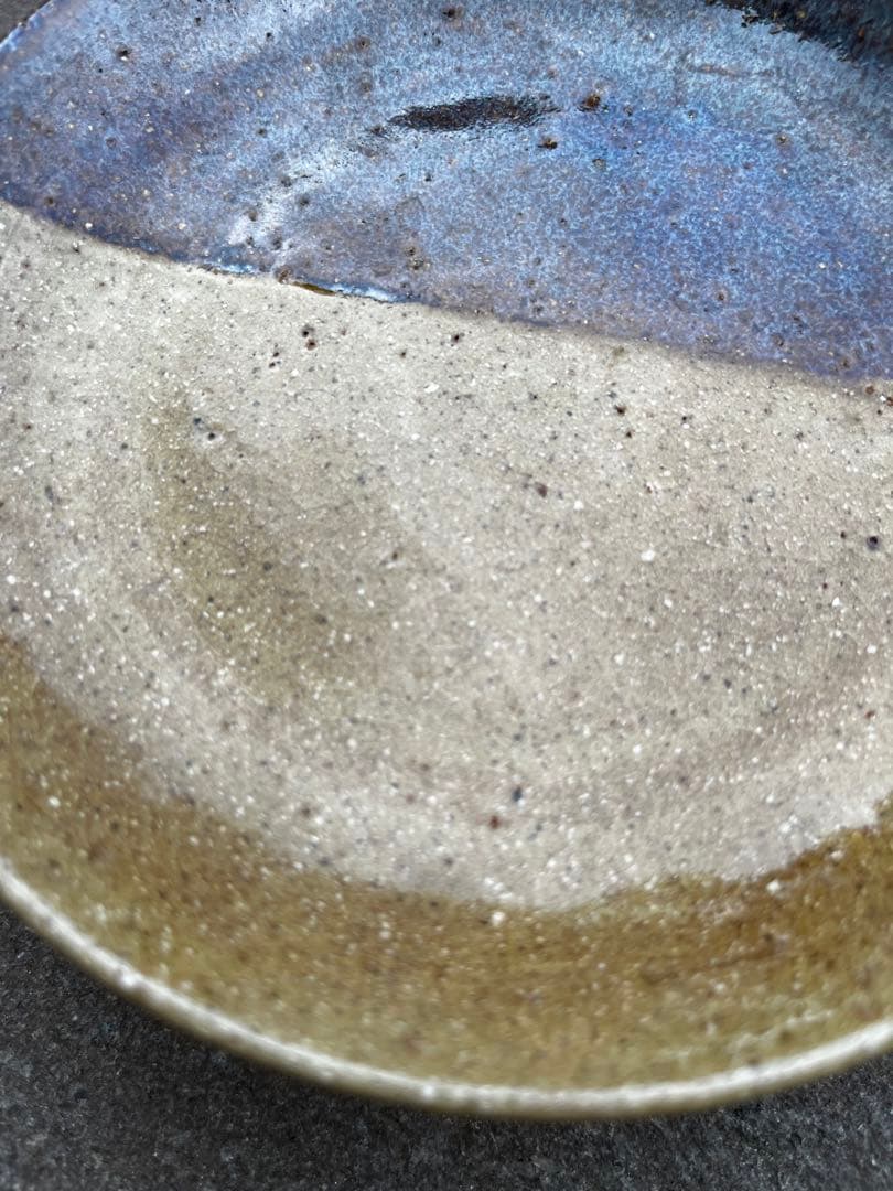 新品未使用品　高取焼　笹山登古作　菓子置き　コンポティエ　アンティーク