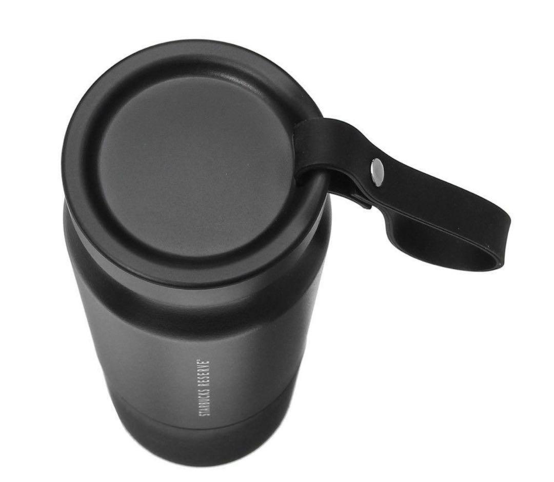スターバックス リザーブ ステンレス ストラップ ボトル ブラック 355 ml