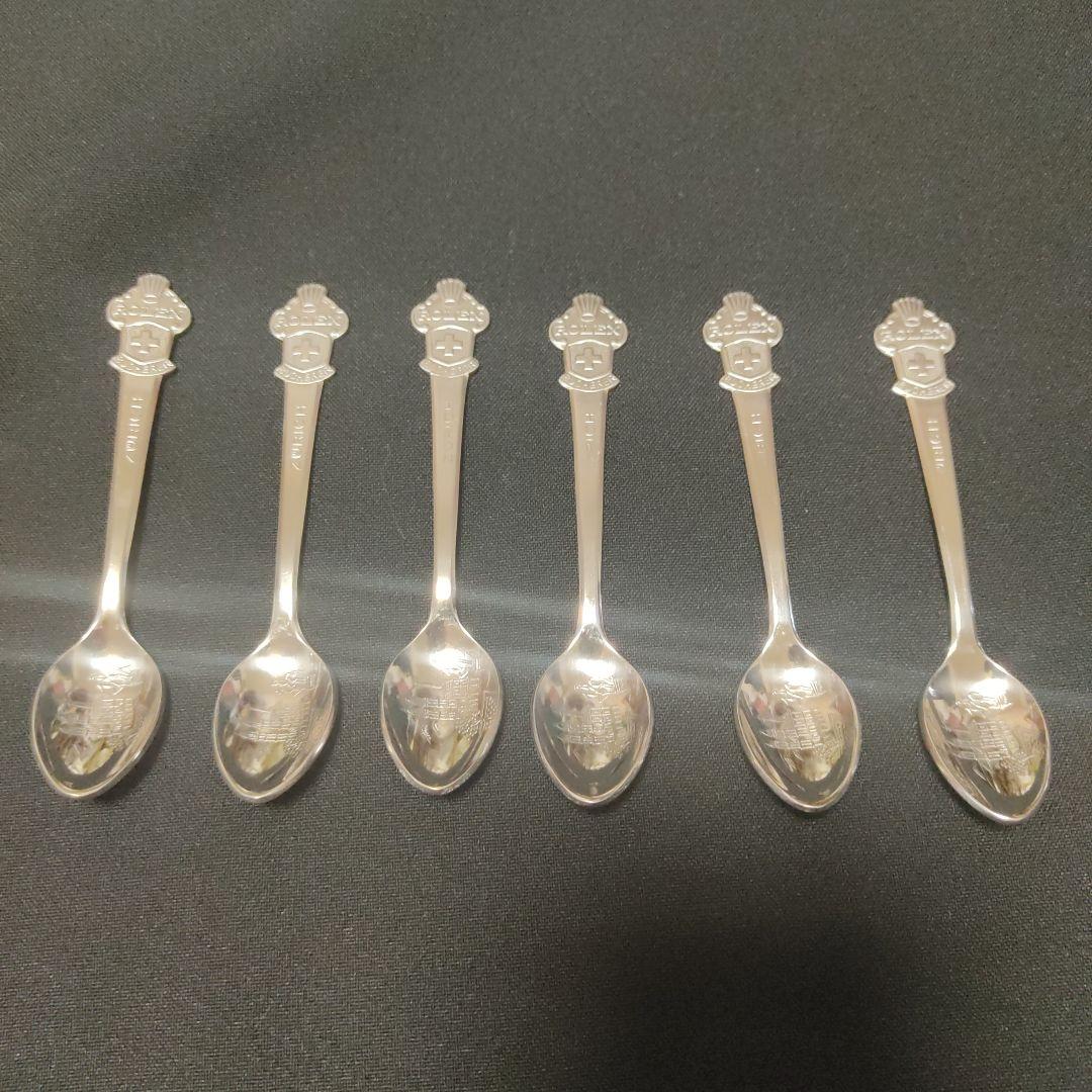 ロレックス。ROLEX。スプーン。6本。