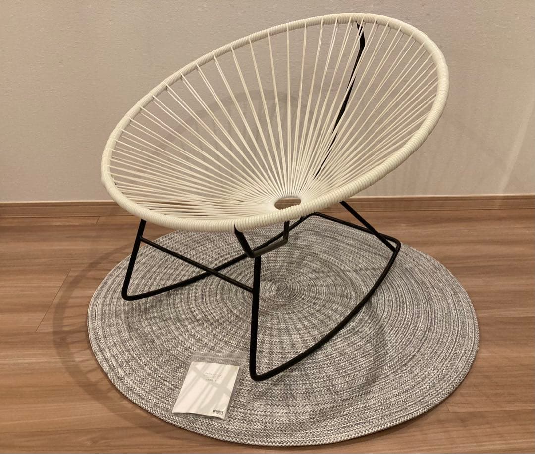 正規品ラグ付き　メトロクス　アカプルコ ロッキングチェア　ホワイト