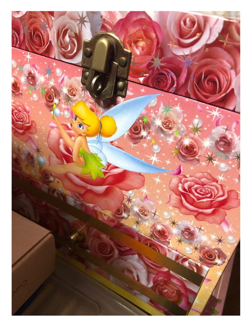 ディズニーストア＊ティンカーベル アクセサリー ジュエリーケース オルゴール