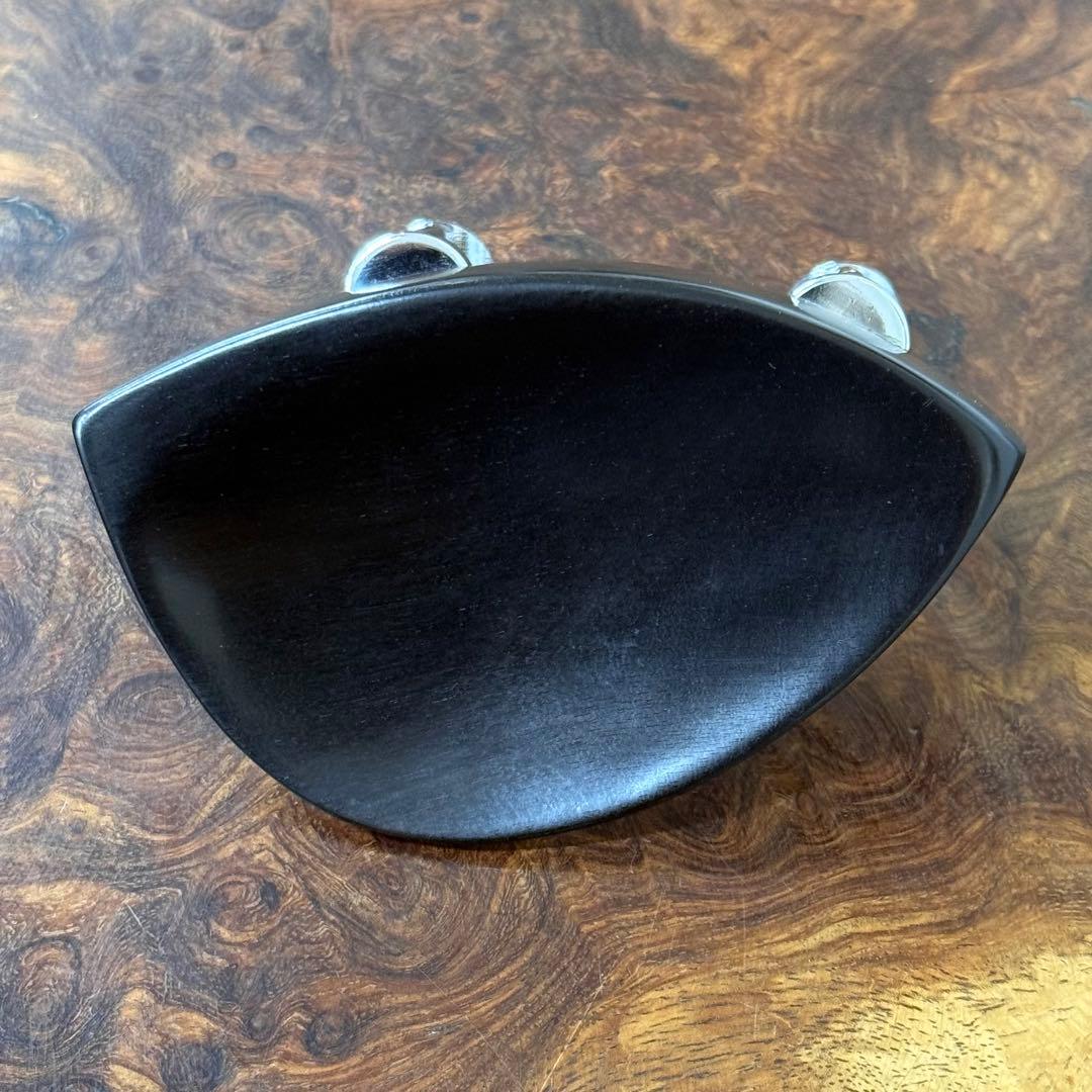 【新品】ビオラ用あご当て（エボニー／クローム金具）4種類セット！