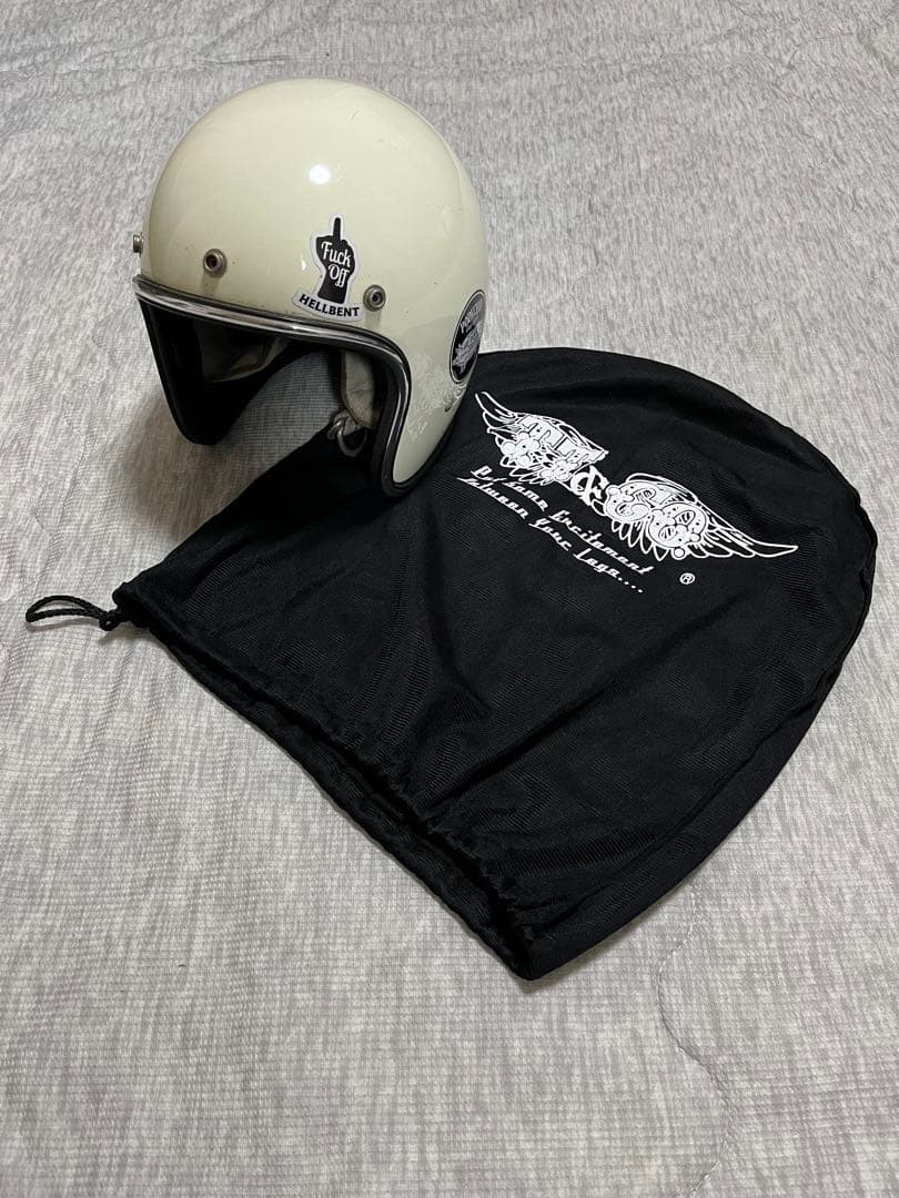 a*0様 ホワイトジェットヘルメット tt&go ビンテージ