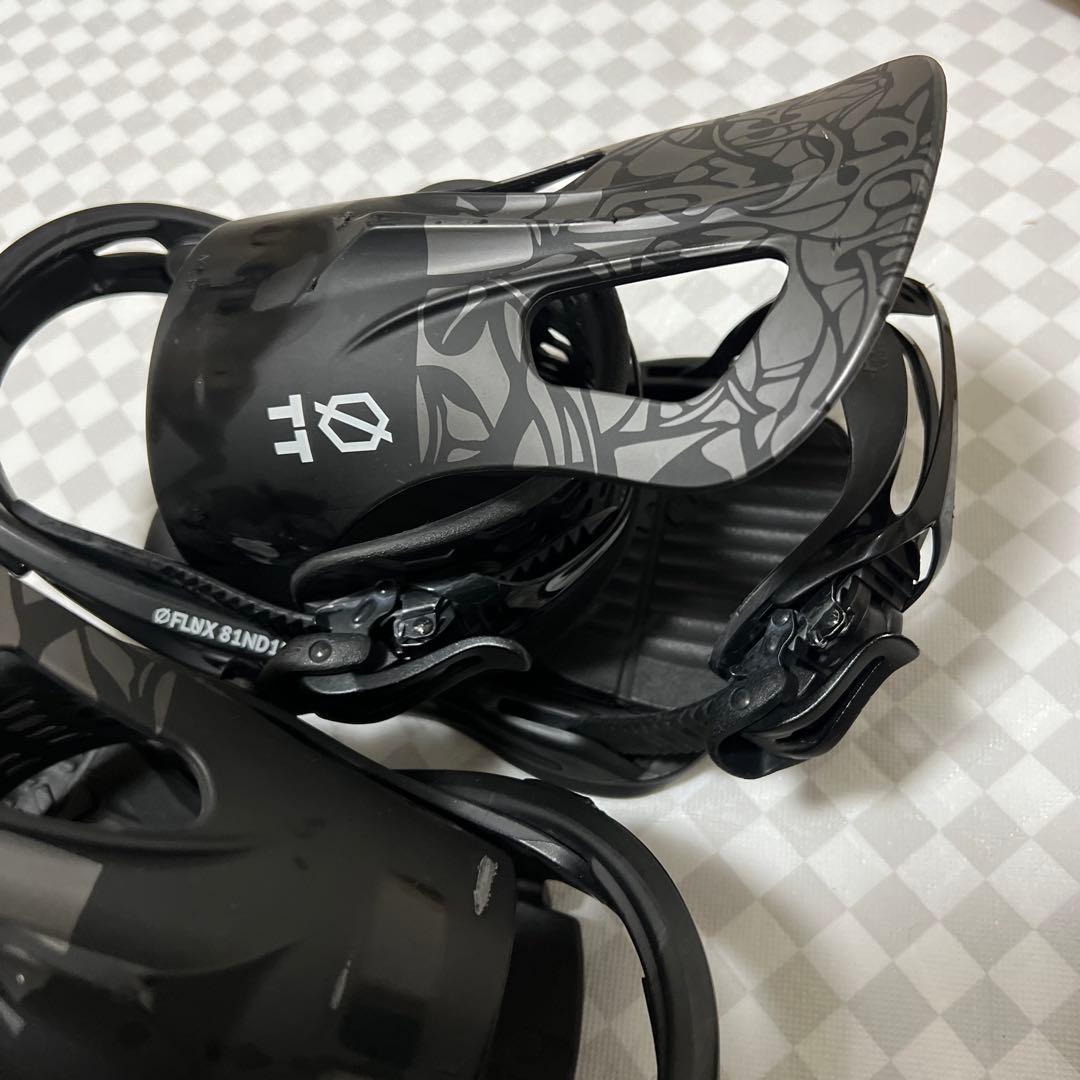 FLUX TT スノーボードビンディング 黒/グレー