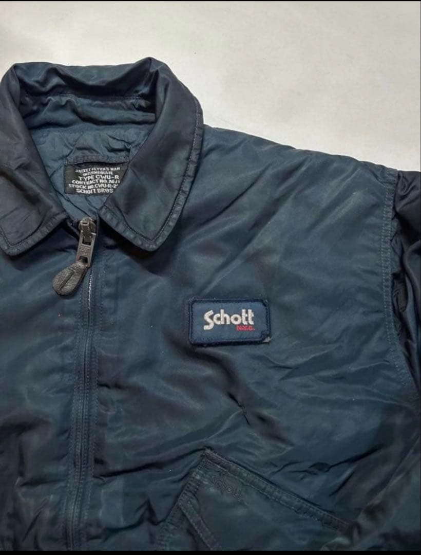 ぺ*ぺ様 激レア田中シェン着Schott NYC flight jacket 週