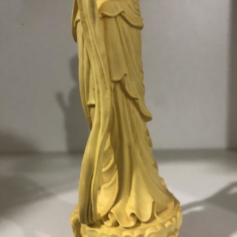 仏像 仏教美術 自在大勢至観音菩薩像 木の雕刻品 木彫り仏像 職人手作り