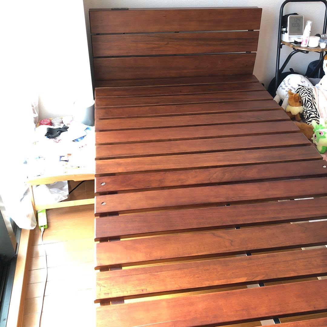 木製スノコベッド