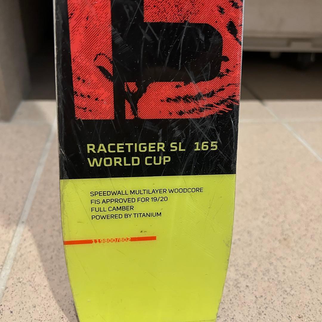 Volkl racetiger SL WC 165cm スキー板　訳あり