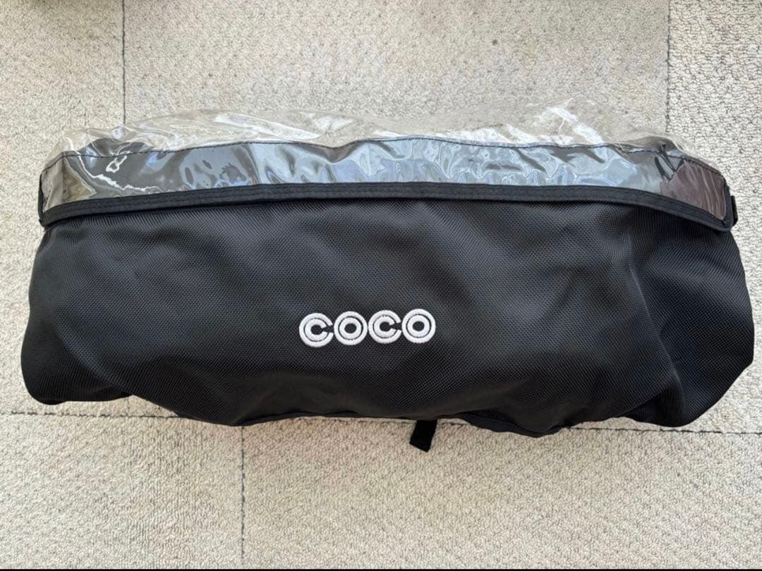 ゆ*み様 エアバギー　ココダブル　ブラック　イーバギーハンドル付き