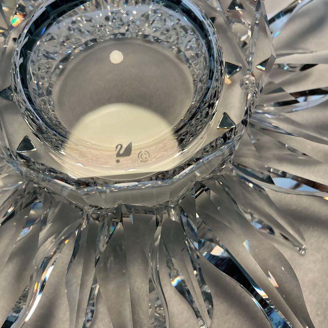 クリスタル 太陽形オブジェ 付属品付き