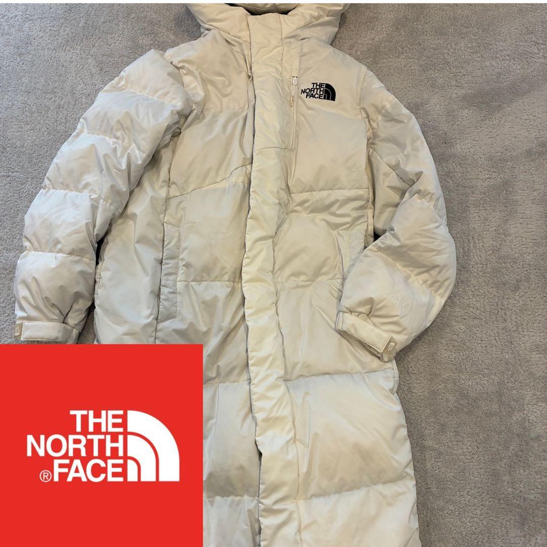 セール　ノースフェイス　 ロングダウンジャケット　白　日本未入荷　S