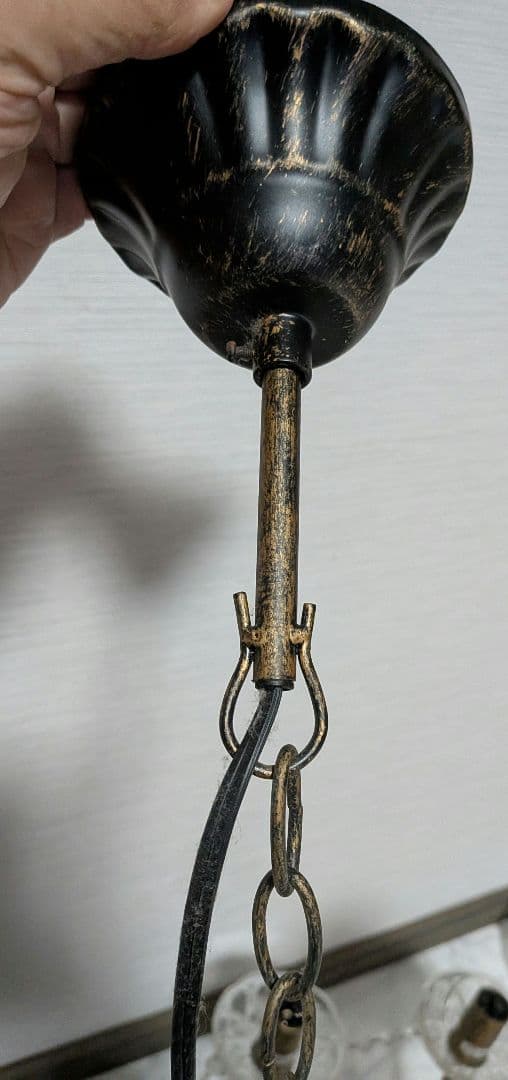 高級　クリスタル装飾　9灯式　シャンデリア　ビルド