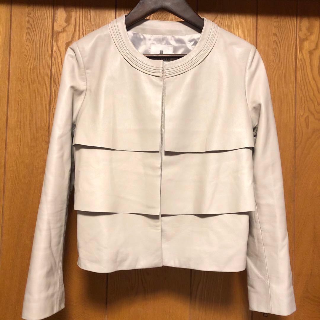 ランバンオンブルー　レザージャケット