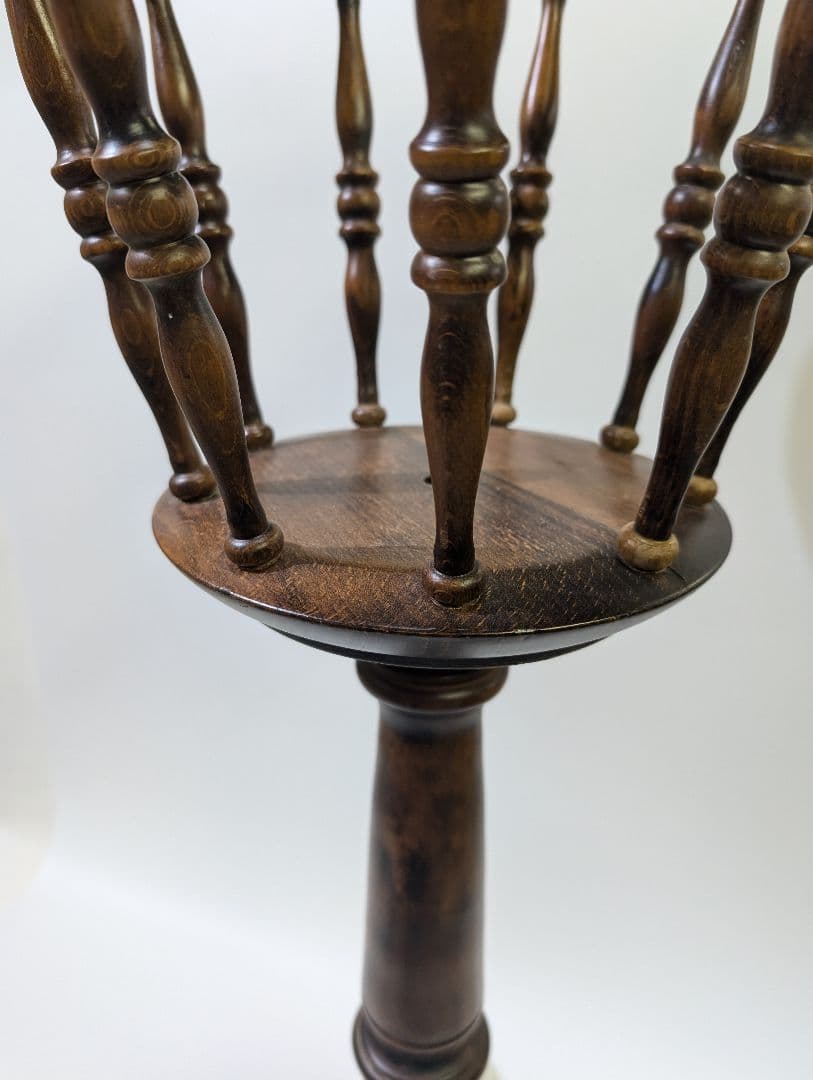 イタリア Demain ドマン プランター 木製 銘木 フラワースタンド 花台