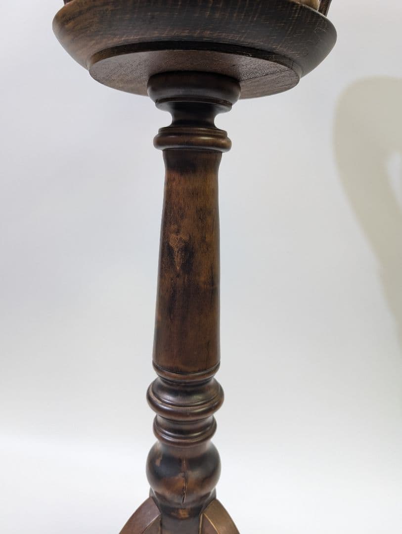 イタリア Demain ドマン プランター 木製 銘木 フラワースタンド 花台