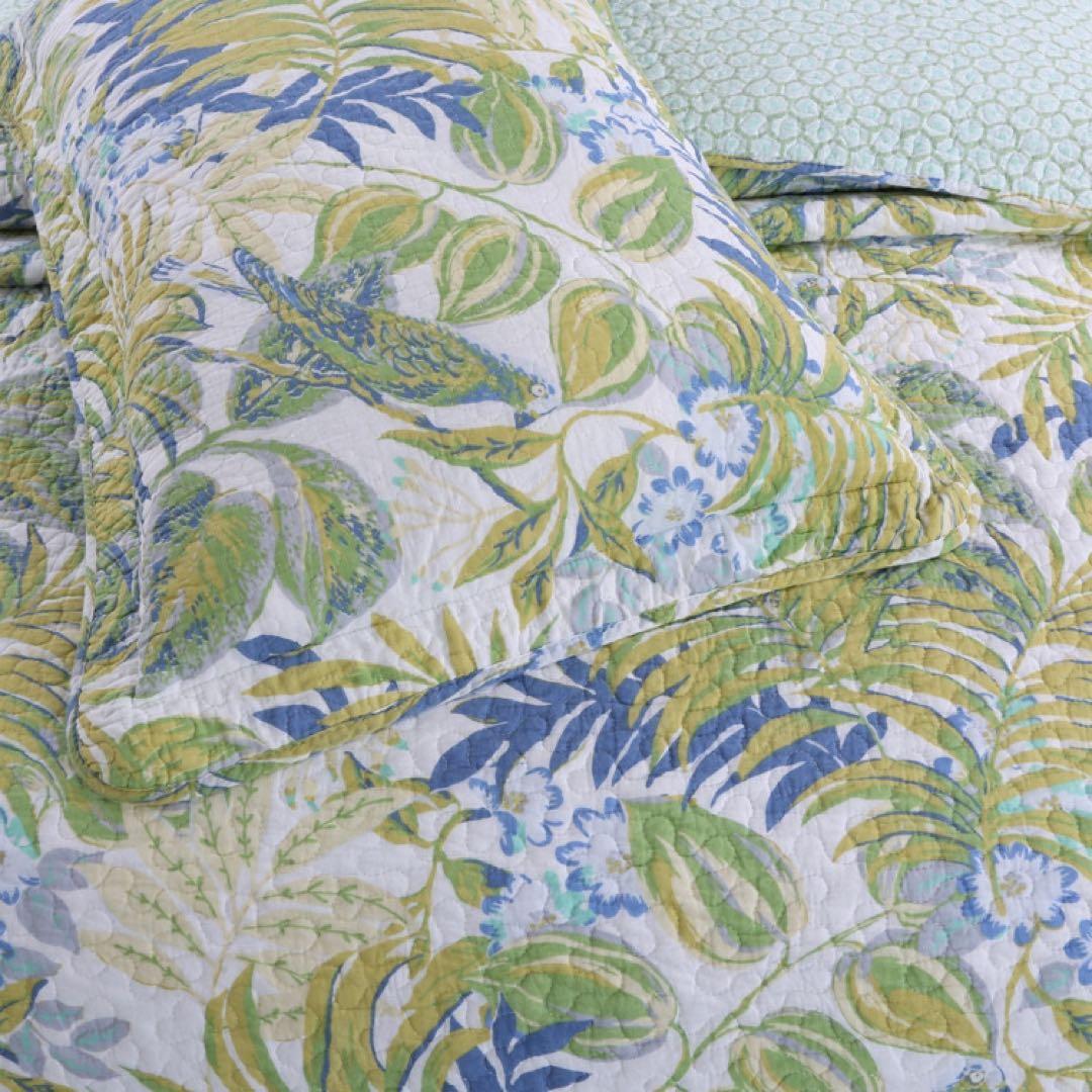 キルトベッドカバー3点セット綿マルチカバー キルティング 805